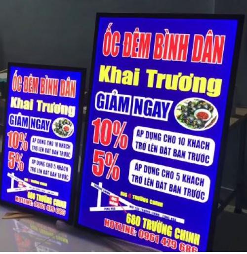 In decal dán hộp đèn