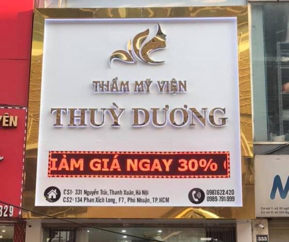 mặt dựng alu bóng có viền ốp alu gương, nội dũng chữ alu gương sáng chân sang trọng