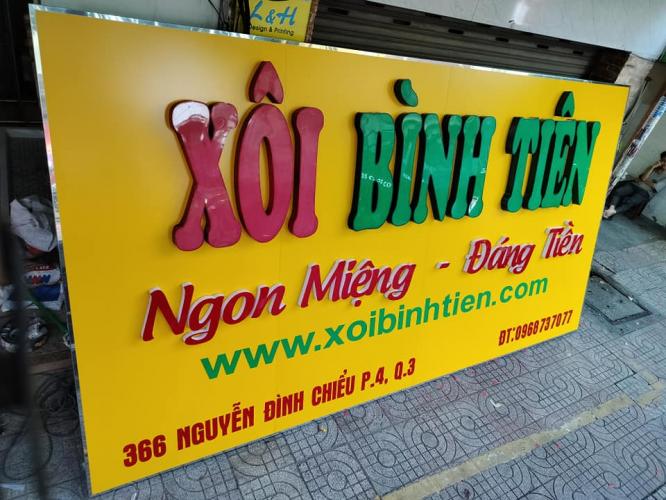 Bảng hiệu alu chữ mica