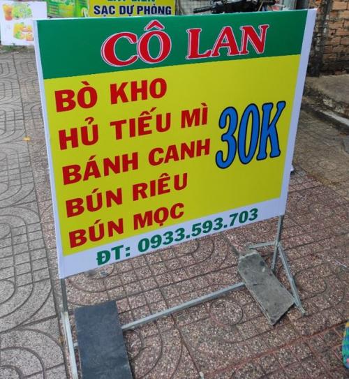 Bảng bạt hiflex 2 mặt - có chân - không đèn