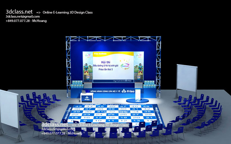 3D , 3D design, học 3D thiết kế sân khâu, event 3d, dạy 3d , online-E-learning 3D Design Class, Hoc3D-truc-tuyen-tu-xa,  Day thiet ke san khau 3D khóa 3d, lớp 3d hcm, thầy dạy 3d